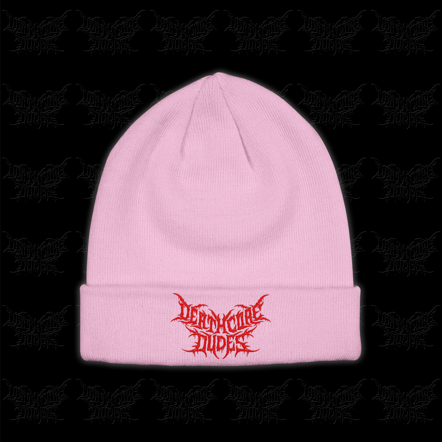 DEATHCORE DUDES Logo Beanie (Pink Variant) /25 *PRE-ORDER*