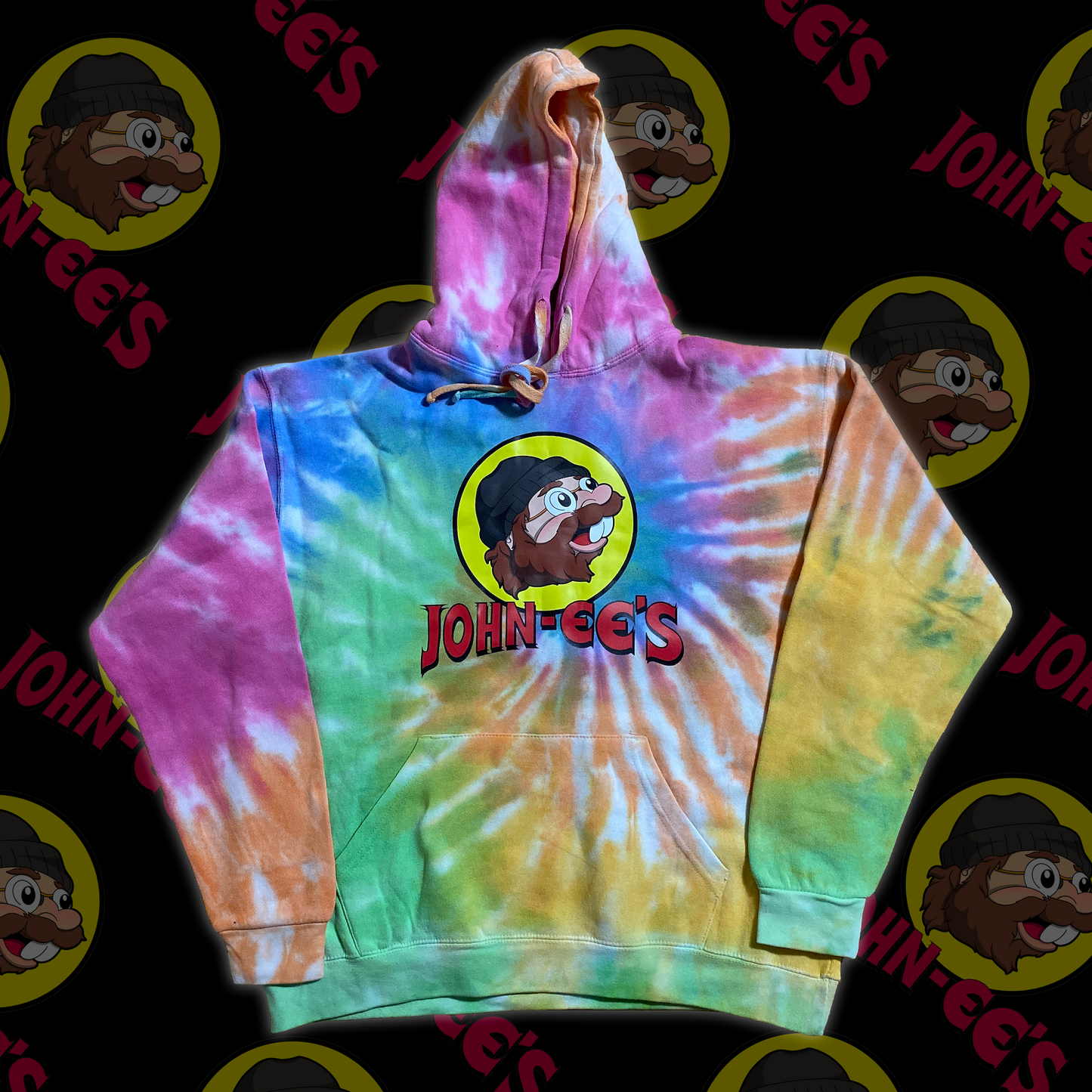 JOHN-EE'S Hoodie (Rainbow Sherbert Dye) /10