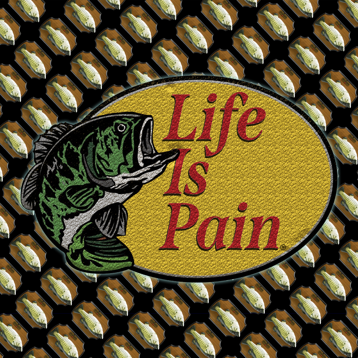 LIFE IS PAIN Embroidered Patch