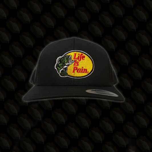 LIFE IS PAIN Embroidered Trucker Hat